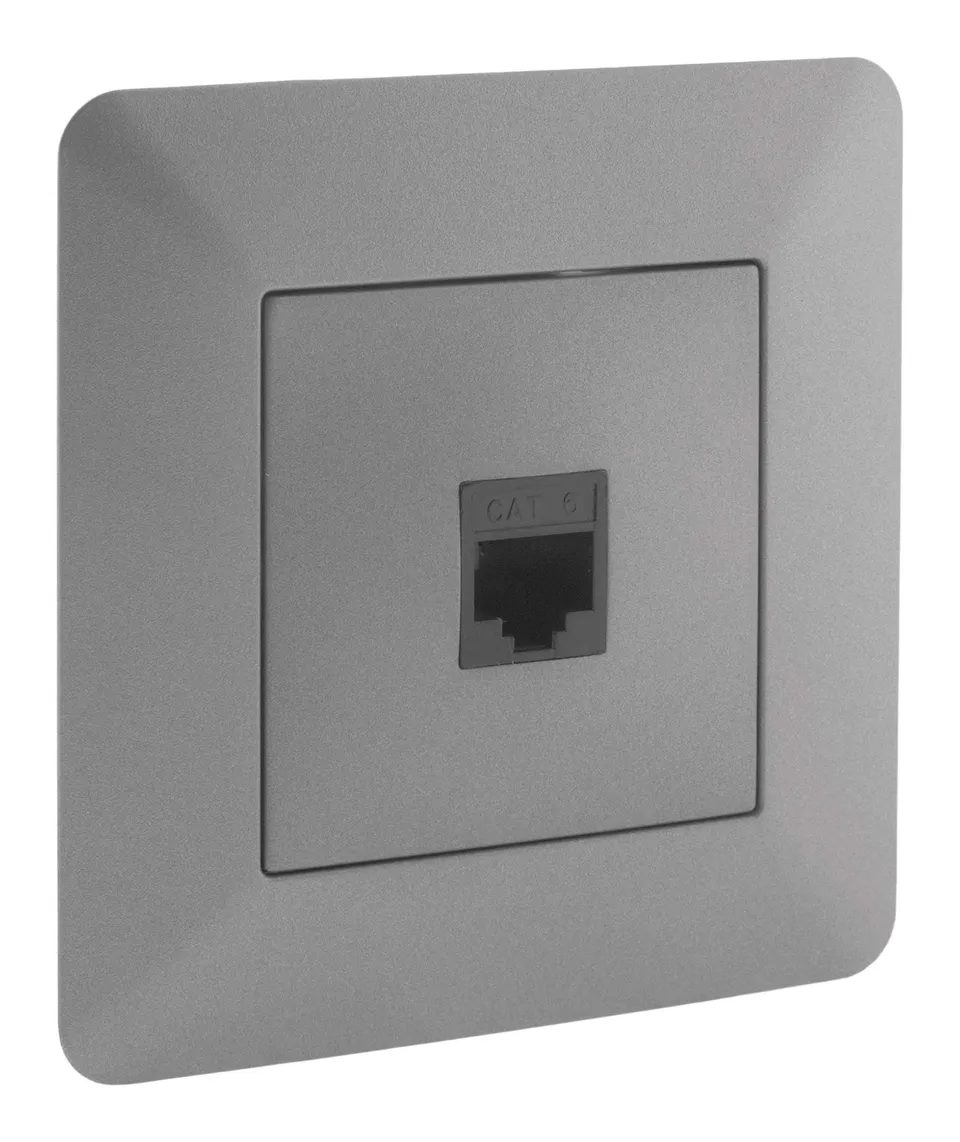 zenitech-artezo-prise-r-seau-rj45-cat6-titanium image 1