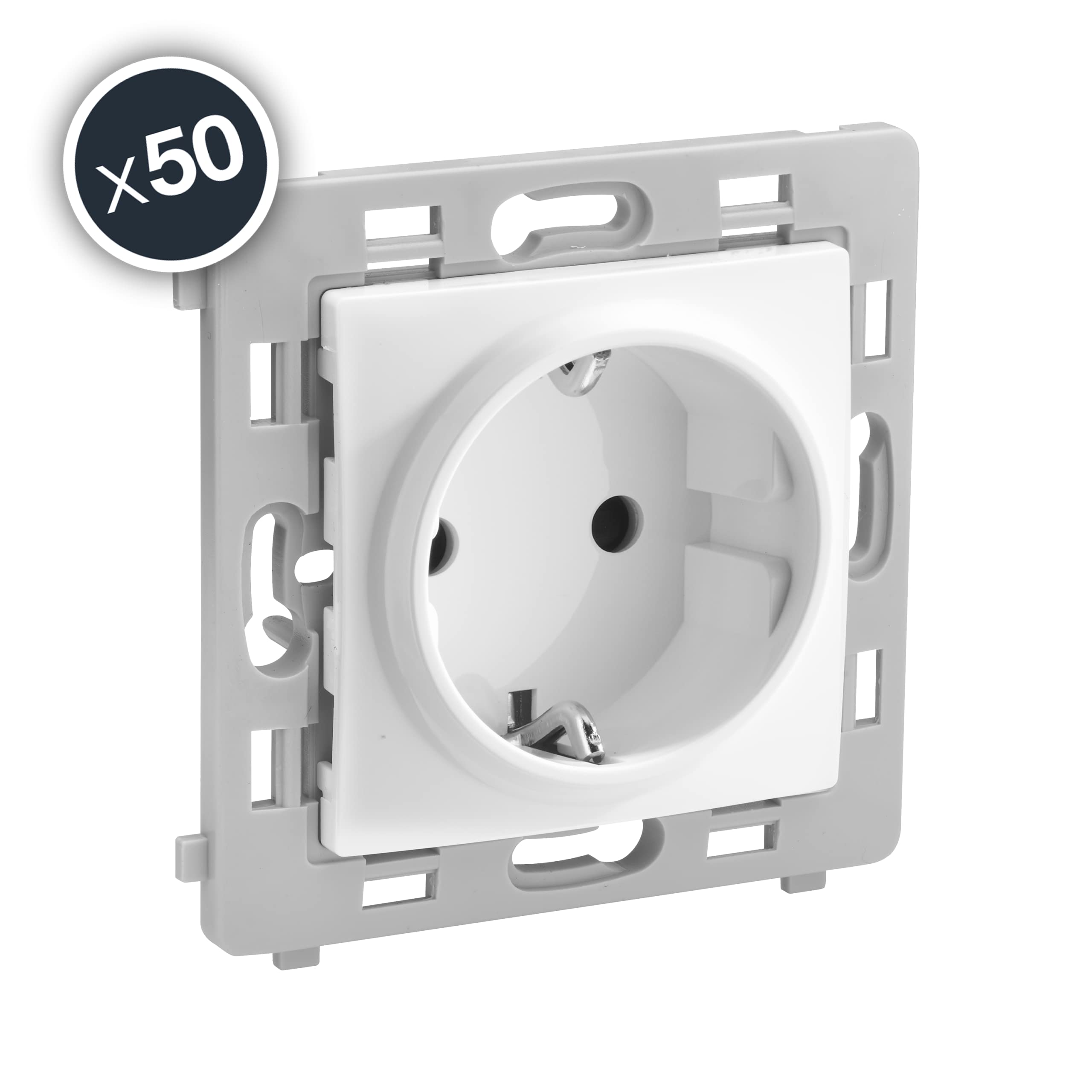 debflex-caly-802048-m-canisme-prise-2p-t-schuko-blanc-encastr image 1