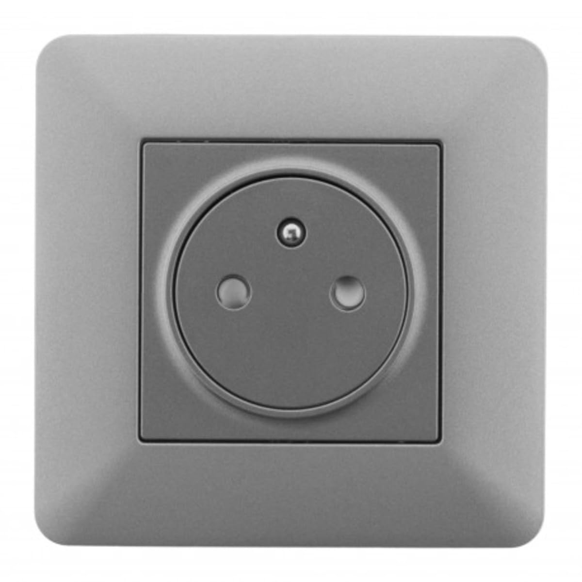 zenitech-artezo-prise-affleurante-2p-t-16a-titanium-86x86mm image 2