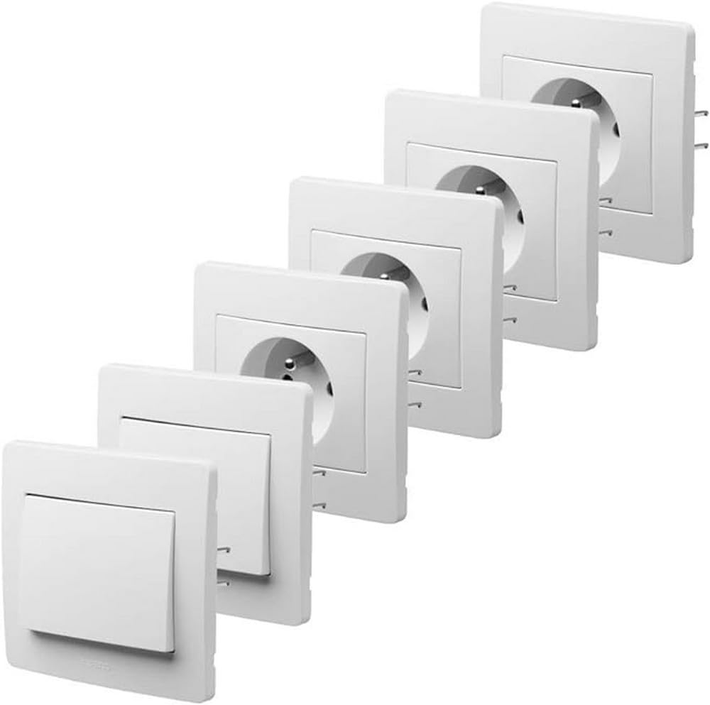 debflex-diam2-lot-4-prises-2p-t-16a-2-interrupteurs-va-et-vient-encastr-s-blanc image 2