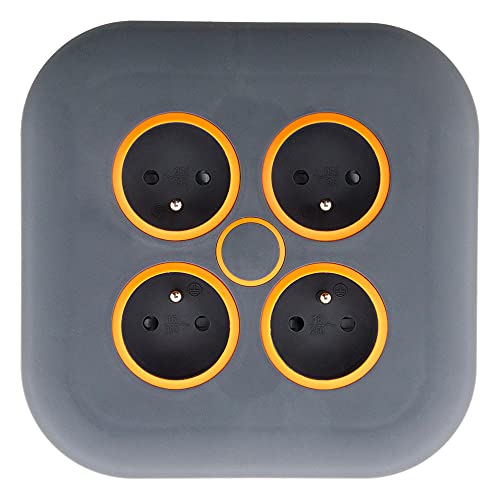 zenitech-enrouleur-domestique-4-prises-2p-t-16a-7m-orange image 7
