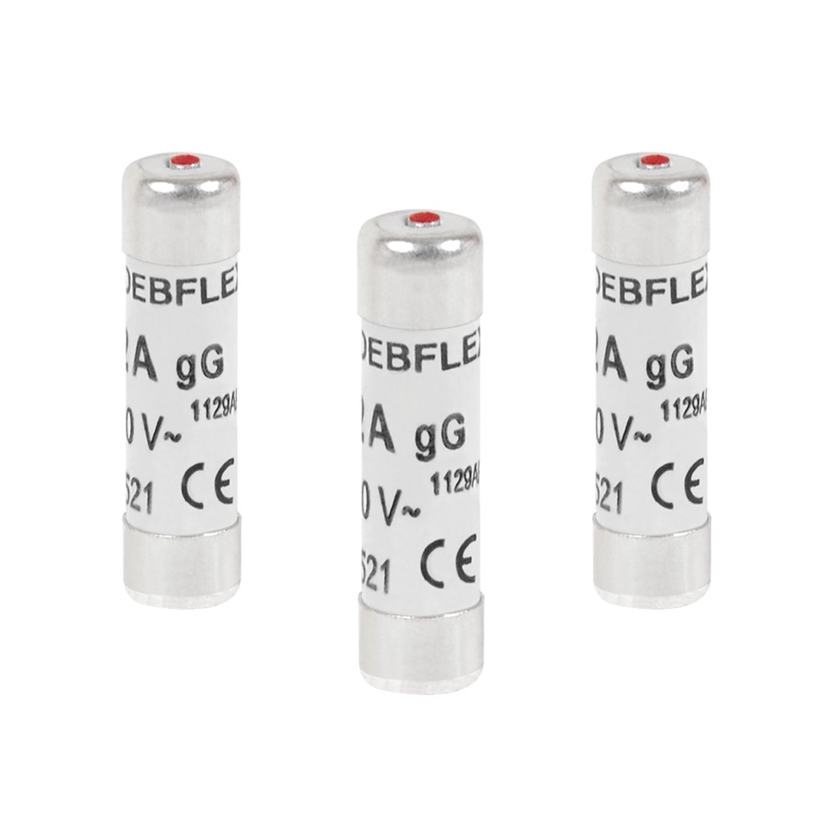 debflex-sachet-de-3-fusibles-c-ramique-voyant-10a-8-5x31-5-mm image 3
