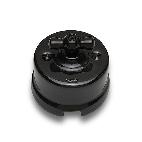 fontini-garby-interrupteur-va-et-vient-porcelaine-noire-10a-250v image 8