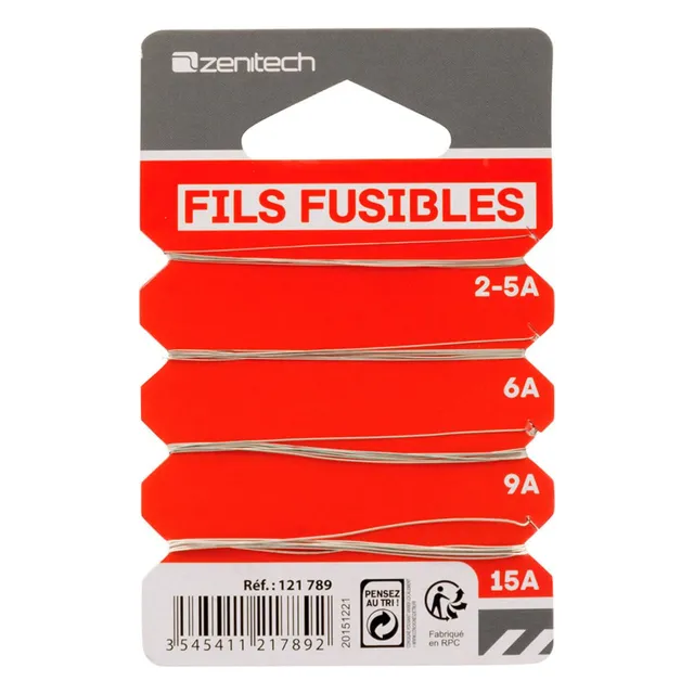zenitech-fils-fusibles-ce-lot-4-calibres image 1