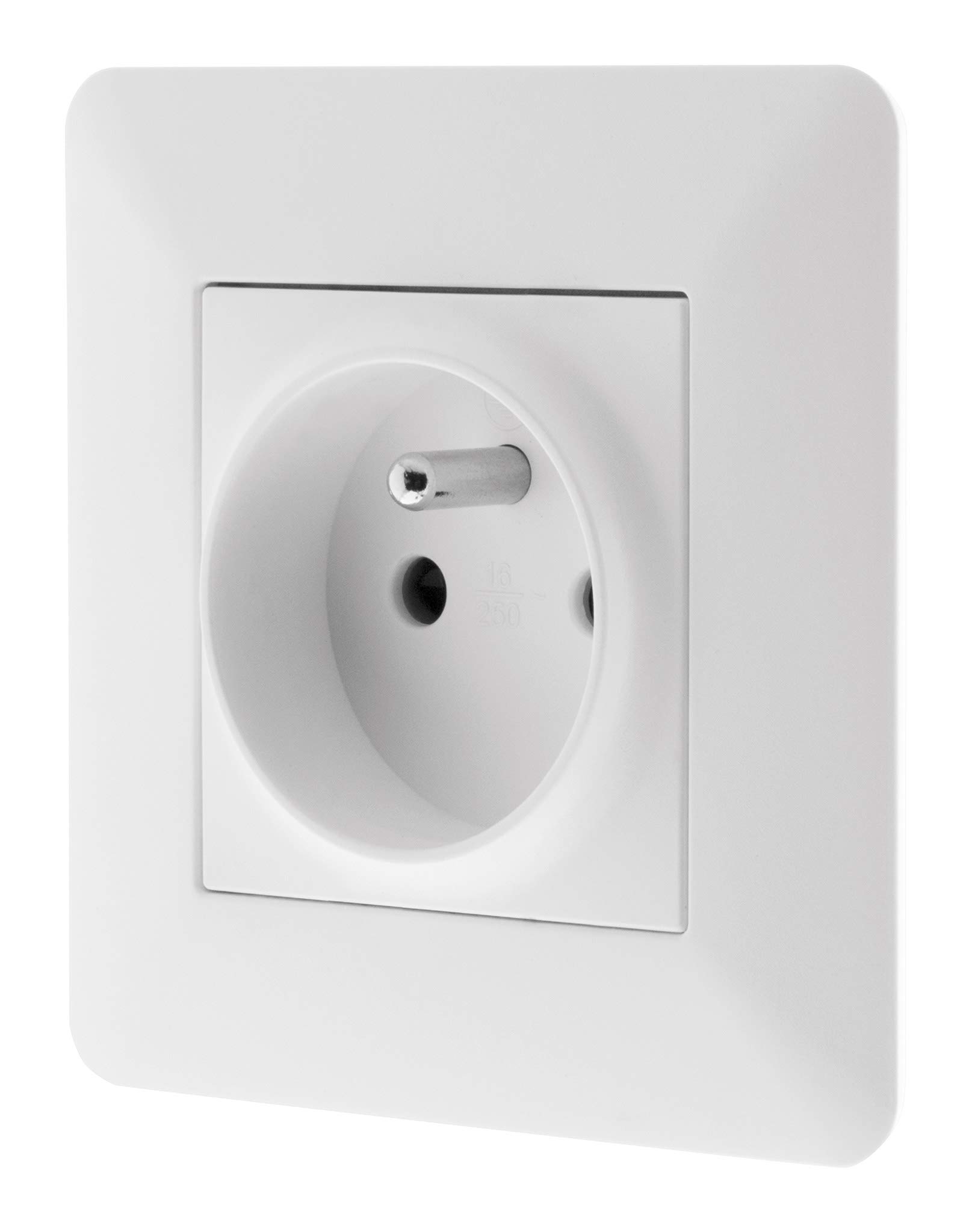 zenitech-artezo-prise-simple-encastrable-16a-2p-t-blanc image 4