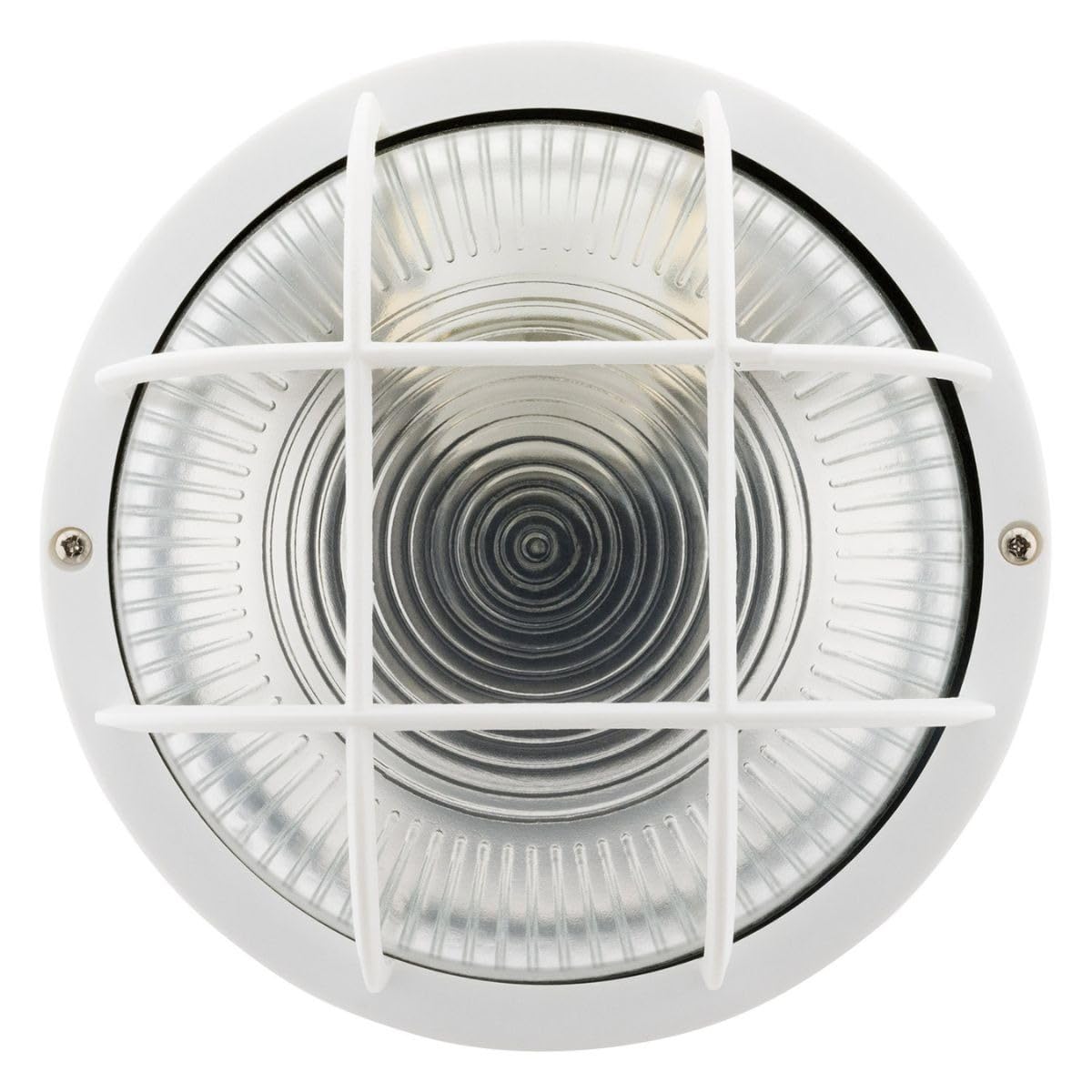 zenitech-hublot-rond-60w-avec-grille-ip44-e27-blanc-classe-ii image 2