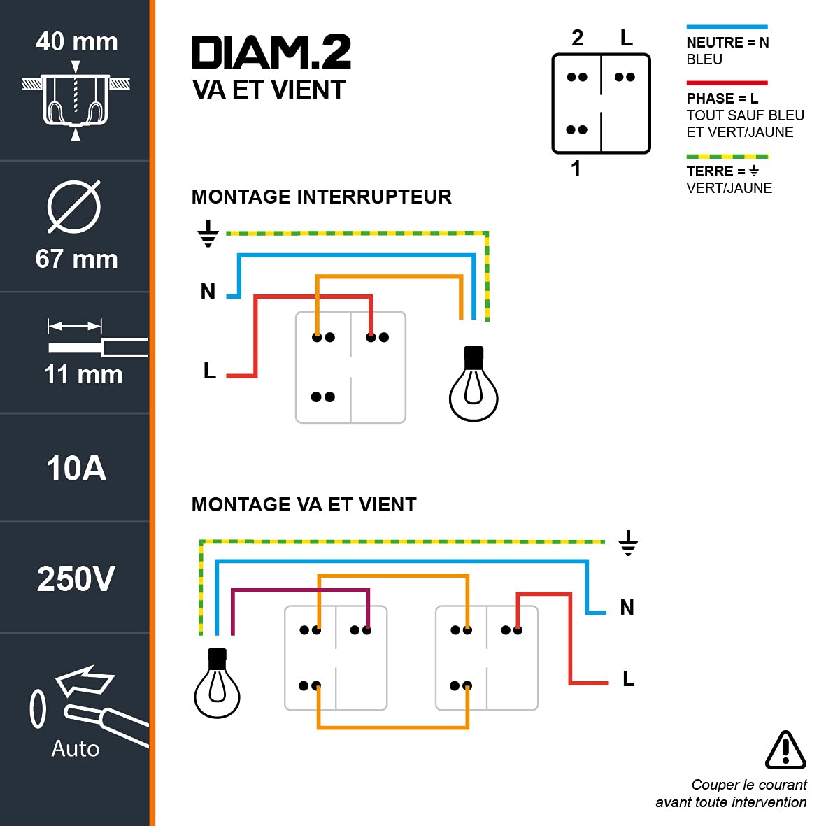 debflex-diam2-interrupteur-va-et-vient-complet-blanc-85x82x37-mm image 7