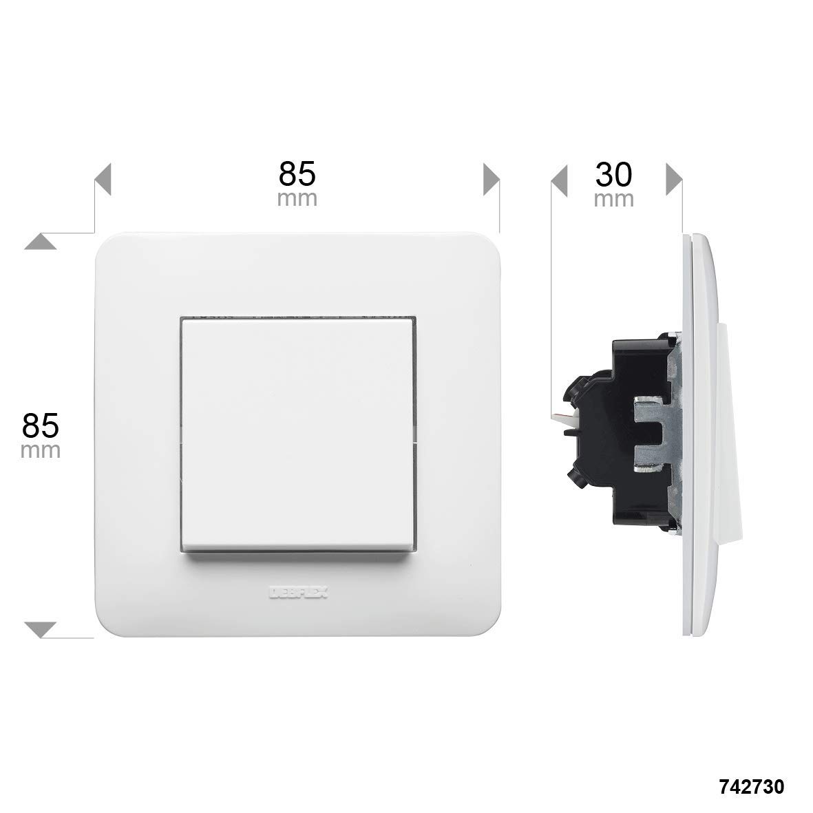 debflex-casual-742730-bouton-poussoir-encastr-blanc-brillant-85x85x41-mm image 6
