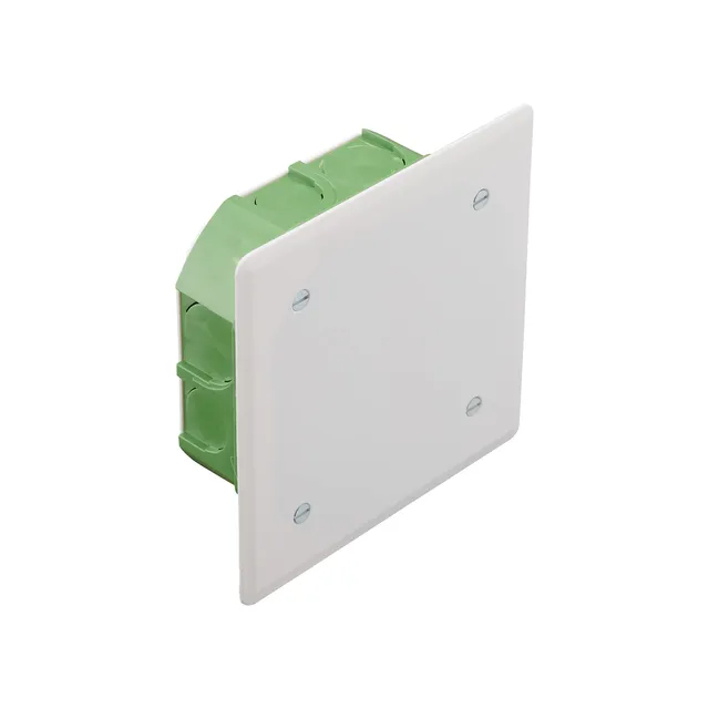 debflex-bo-te-de-d-rivation-encastr-e-carr-e-100x100x40-mm-verte-ma-onnerie image 1