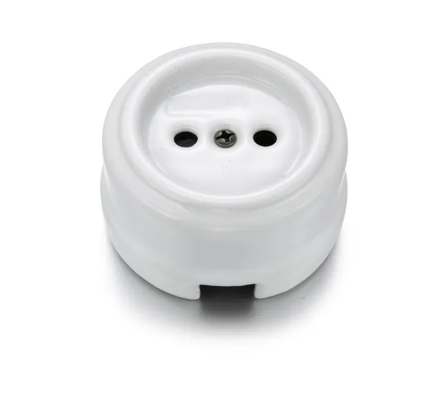 fontini-garby-prise-sans-terre-porcelaine-blanche-16a-250v-saillie image 1