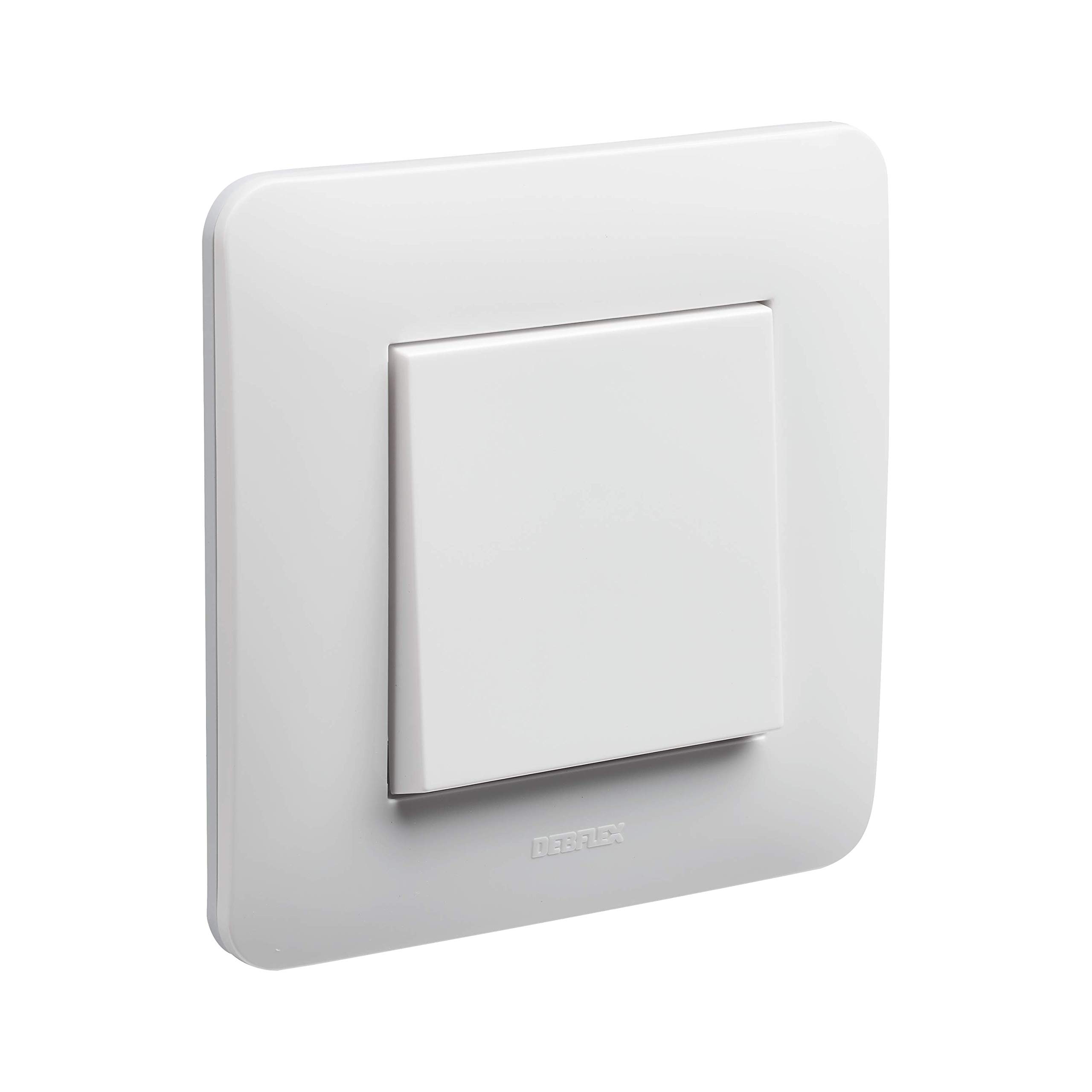 debflex-casual-742730-bouton-poussoir-encastr-blanc-brillant-85x85x41-mm image 1