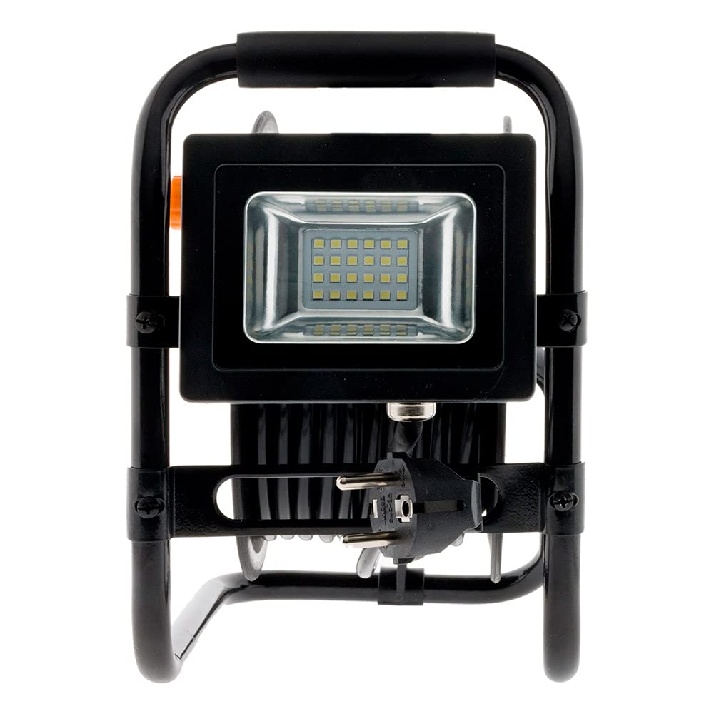 zenitech-enrouleur-lectrique-4-prises-2p-t-projecteur-led-15m-orange image 5