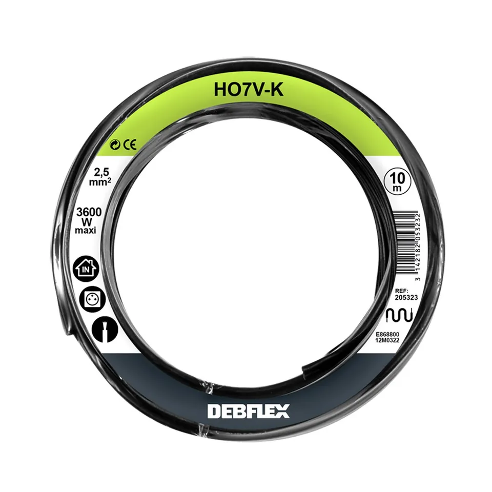debflex-bobinot-c-ble-souple-h07vk-2-5mm-noir-10-m-tres-205323 image 1