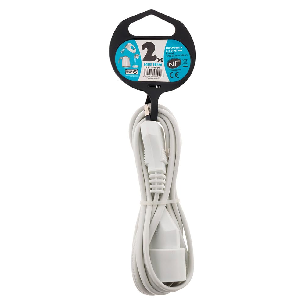 zenitech-prolongateur-2m-ho3vvh2f-2x0-75mm-6a-blanc image 4