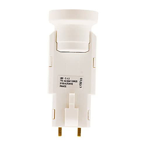 zenitech-douille-e27-avec-fiche-dcl-6a-250v-blanc-2p-t image 8