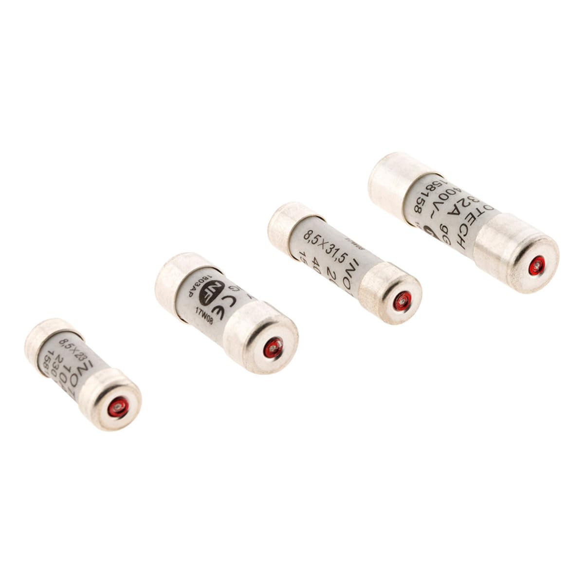 zenitech-lot-8-fusibles-c-ramique-avec-voyant-10a-16a-20a-32a image 1