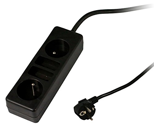 zenitech-bloc-multiprise-4-prises-2x6a-2x16a-2p-t-noir-1-5-m image 2