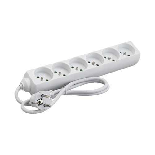 debflex-blok-rallonge-multiprise-6-prises-2p-t-cordon-1m-blanc-716943 image 4