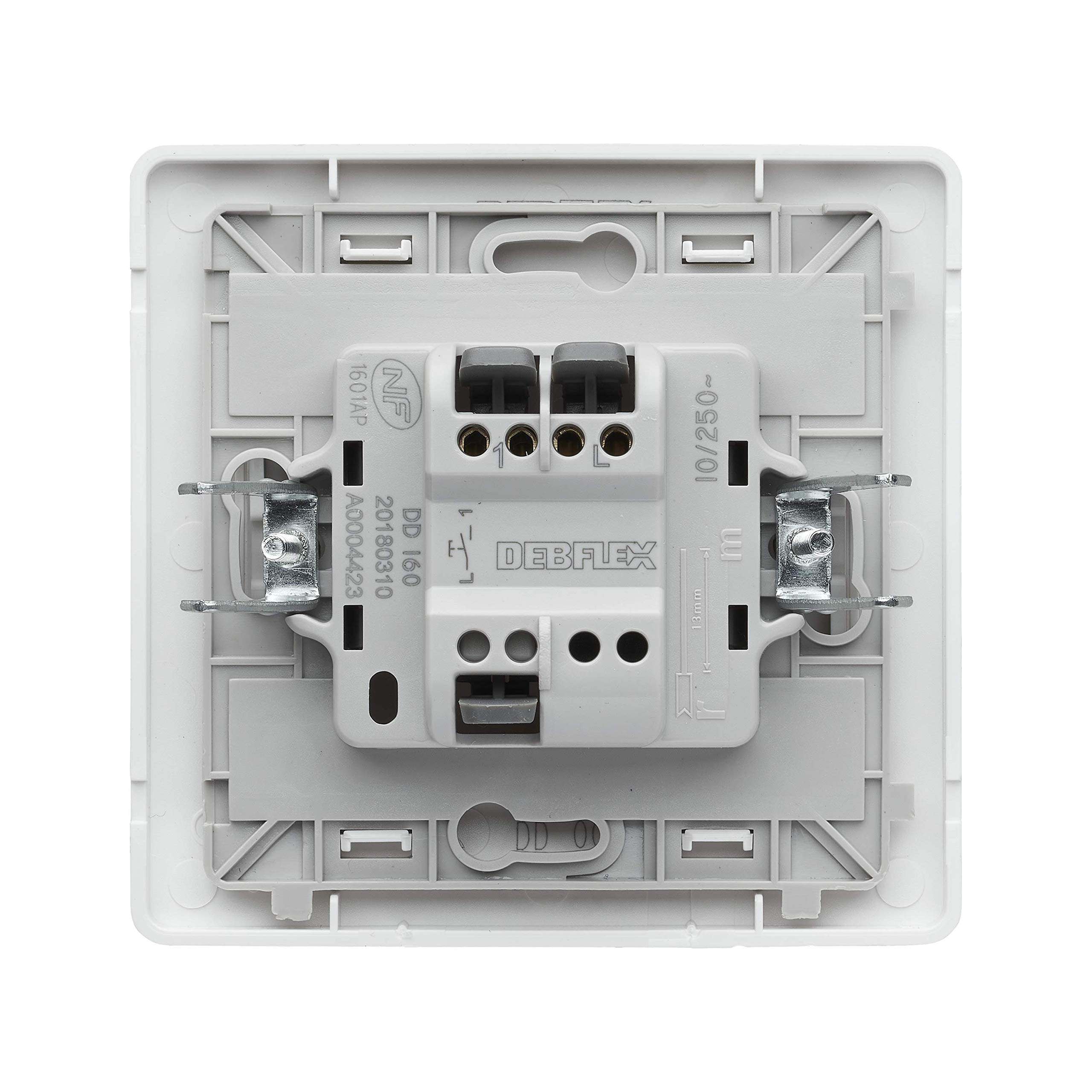 debflex-diam2-poussoir-10a-250v-argent-nf image 3