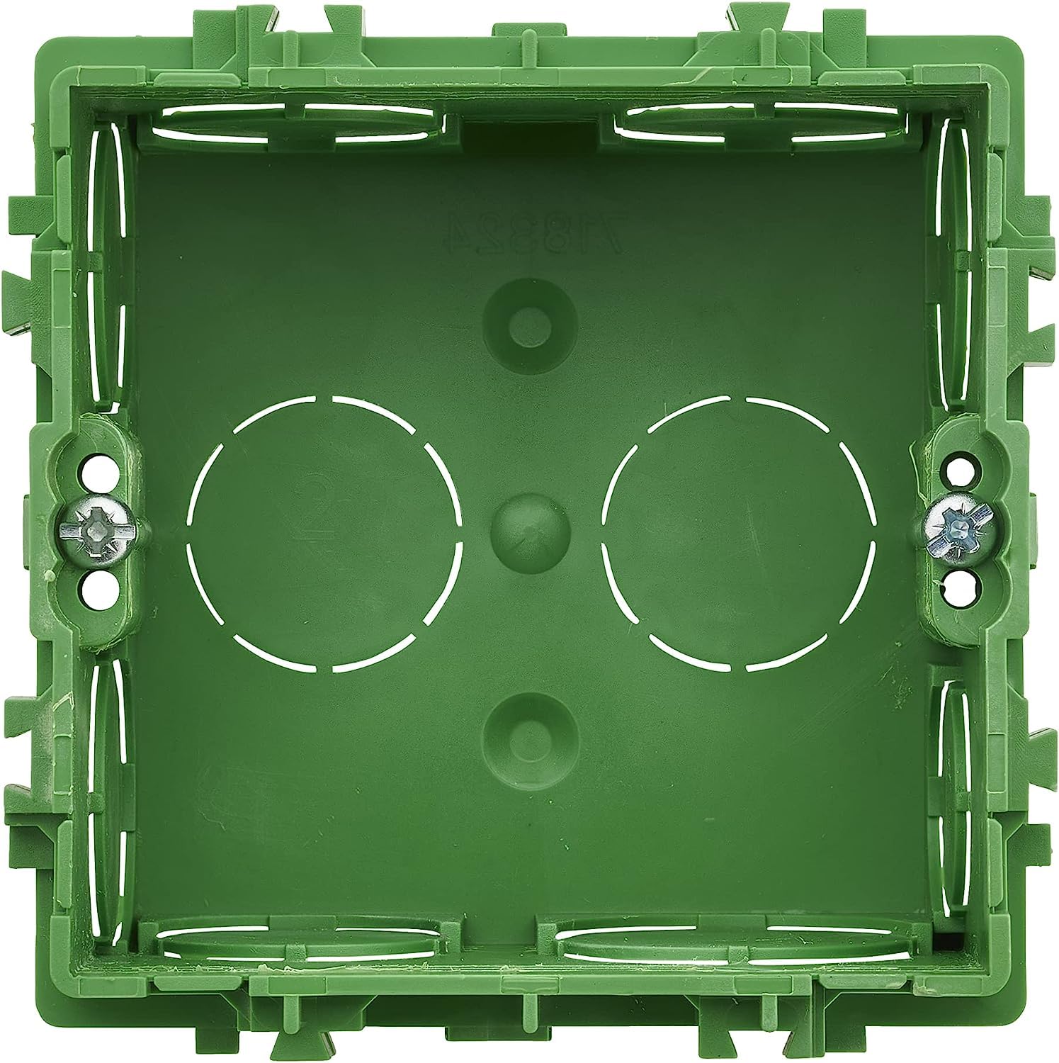 debflex-bo-te-pour-appareillage-1-poste-ma-onnerie-75x75mm-prof-40mm-verte image 2