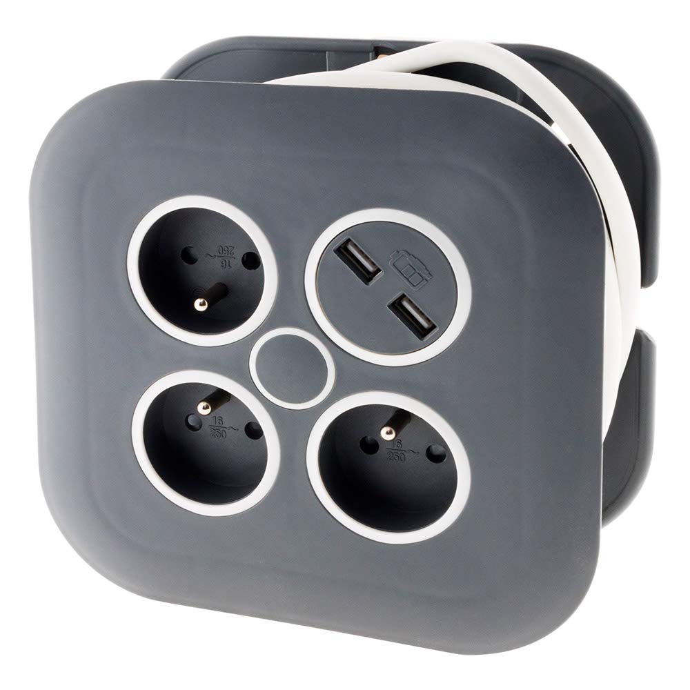 zenitech-enrouleur-domestique-3x2p-t-2-usb-7m-noir image 4