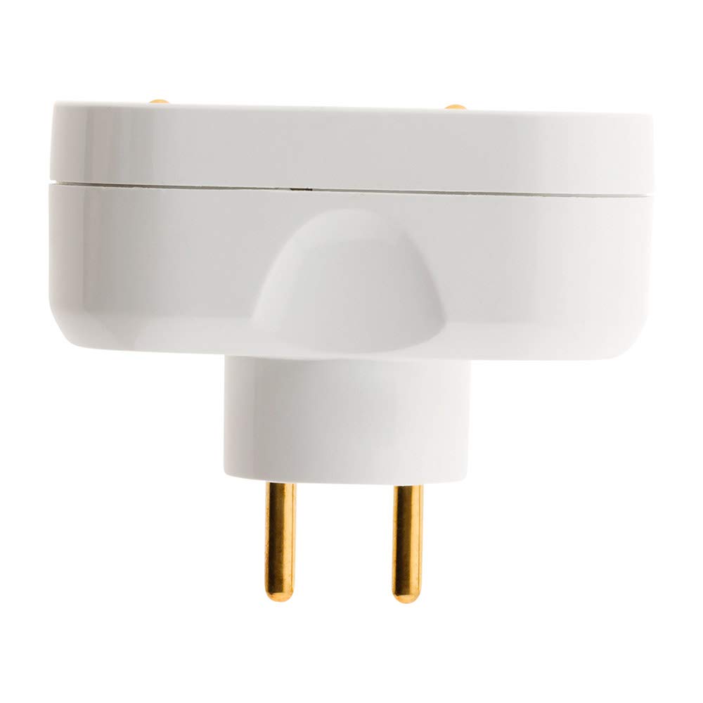 zenitech-multiprise-biplite-fa-ade-16a-blanc image 4