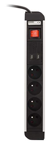 zenitech-bloc-bureau-4-prises-inter-2-usb-1m image 7