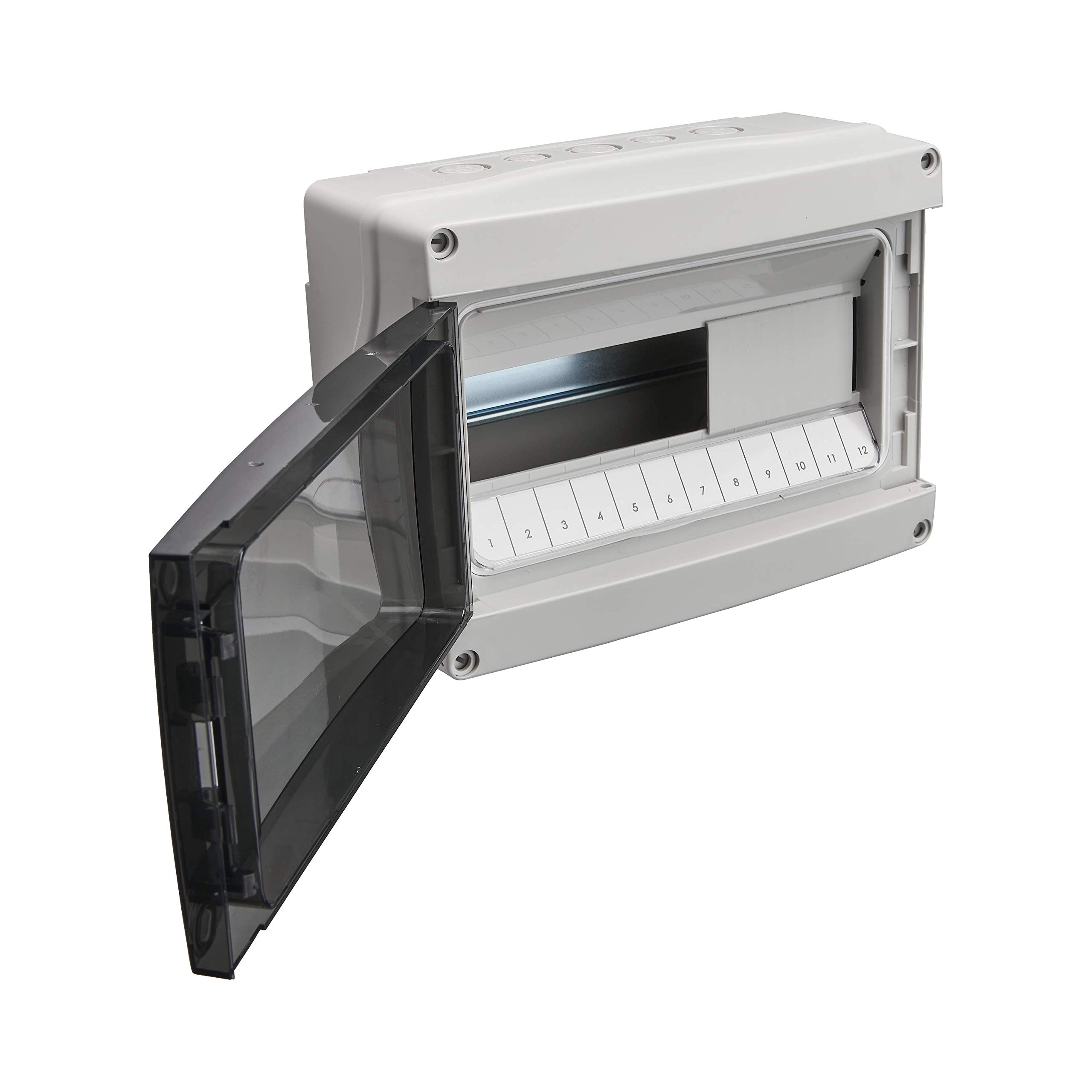 debflex-coffret-tanche-ip65-1-rang-e-12-modules-avec-bornier-706722 image 2
