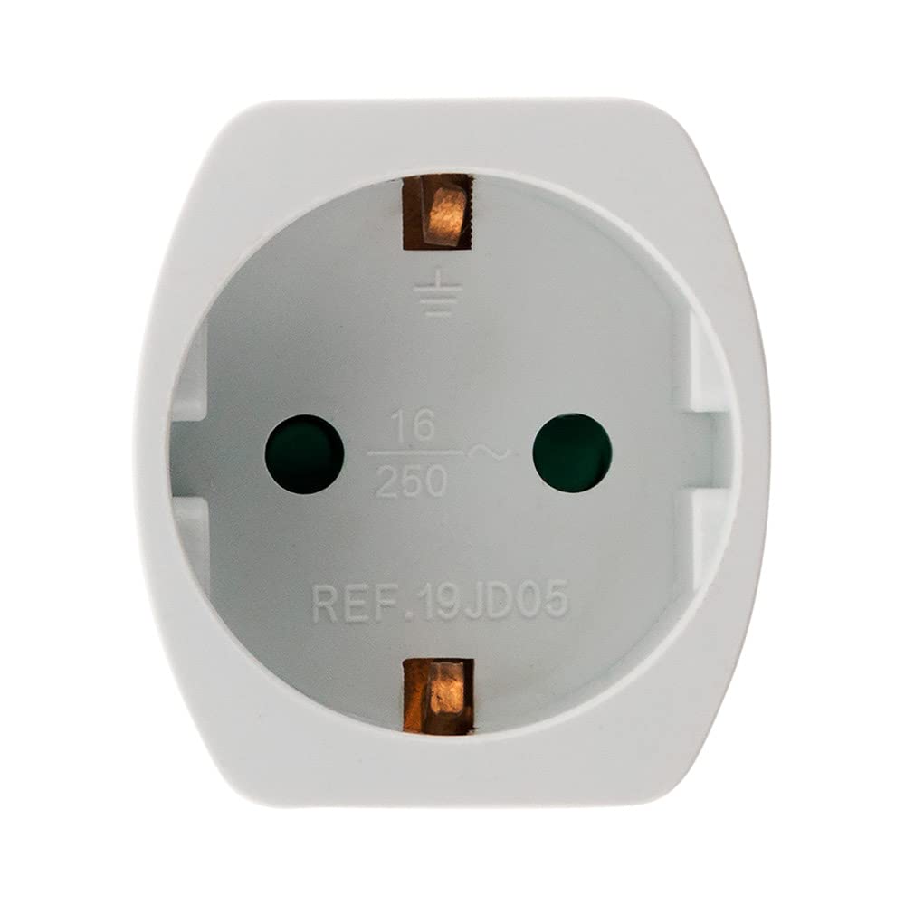 zenitech-adaptateur-lectrique-m-le-france-vers-femelle-schuko-blanc image 2