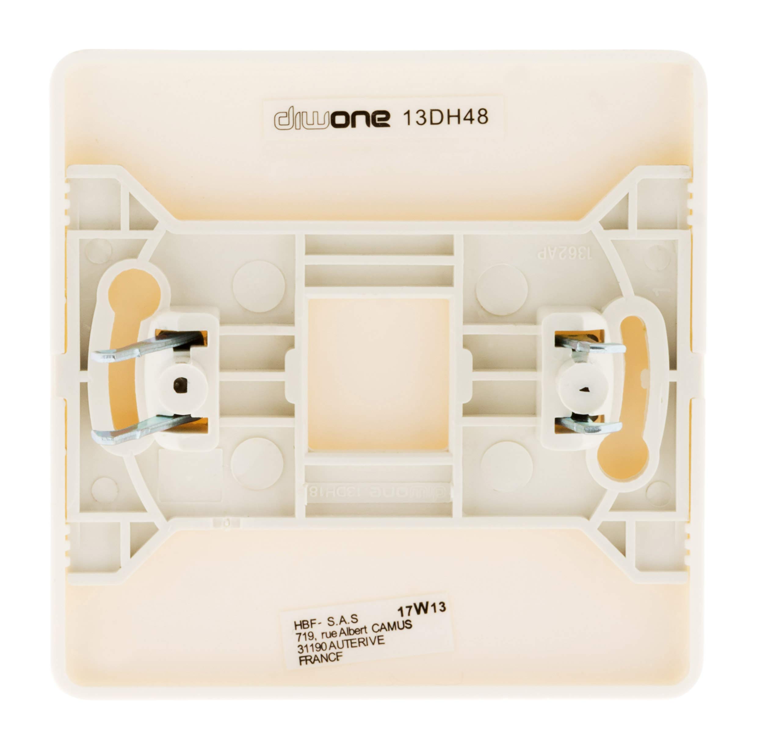 zenitech-diwone-plaque-cache-bo-te-75x75mm-vis-griffes-blanc image 3