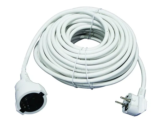 zenitech-rallonge-lectrique-h05vv-f-3g1-5mm-16a-3500w-blanche image 1