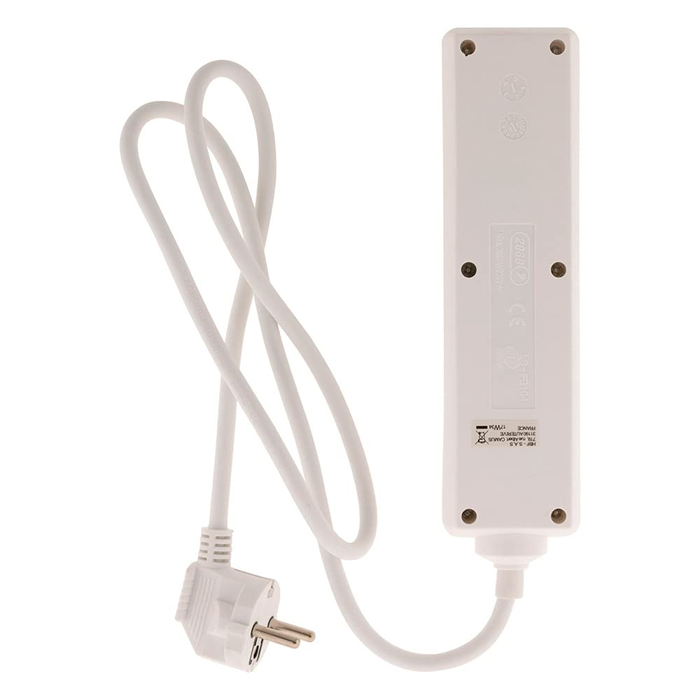zenitech-bloc-multiprise-4-prises-2p-t-16a-blanc image 3