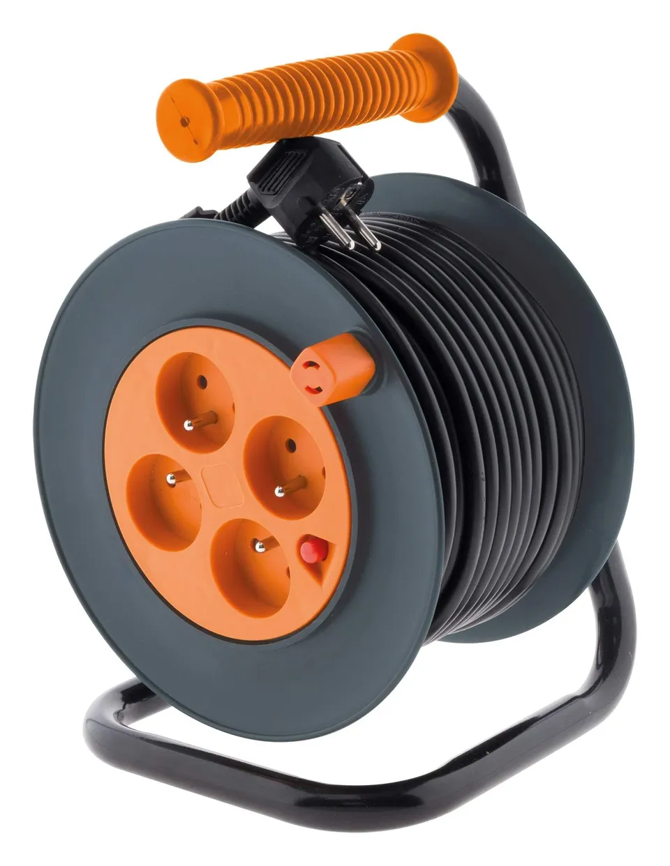 zenitech-enrouleur-4-prises-16a-c-ble-3g1-5-mm-20-m-tres-coupe-circuit-noir image 1