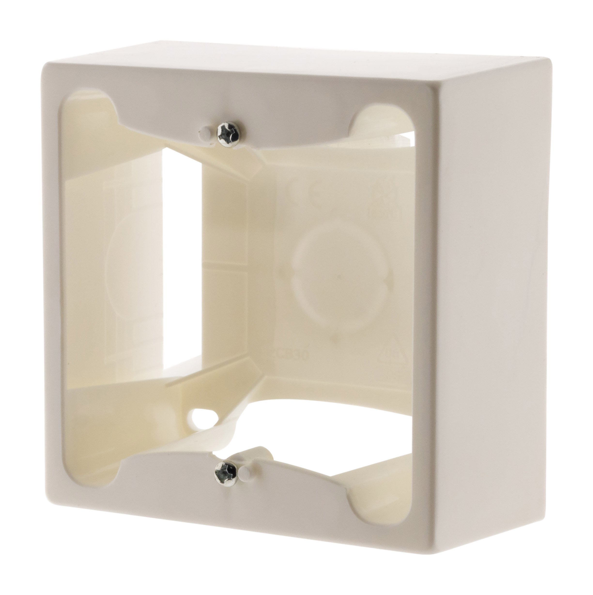 zenitech-cadre-saillie-80x80x40-mm-entraxe-60-mm-blanc image 4