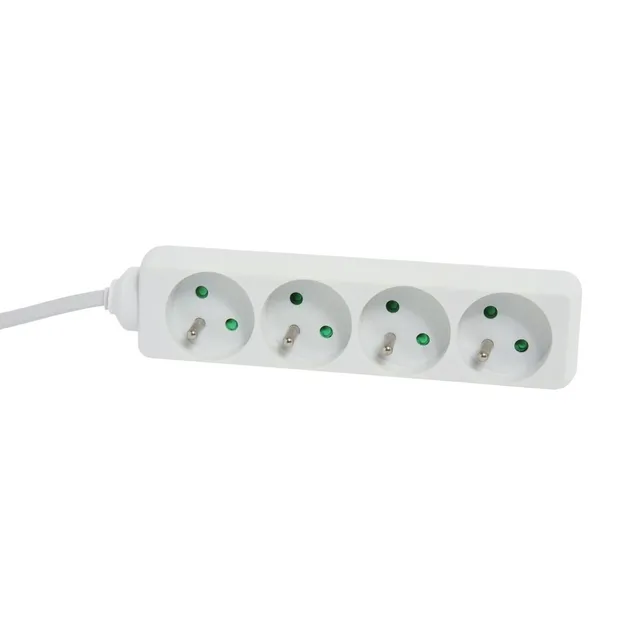 debflex-716340-rallonge-multiprise-4-prises-2p-t-1-m-blanc image 1