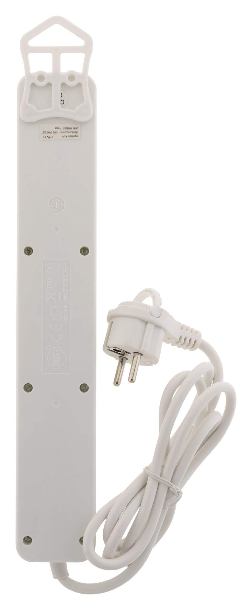 zenitech-multiprise-4-prises-16a-avec-interrupteur-blanc image 4