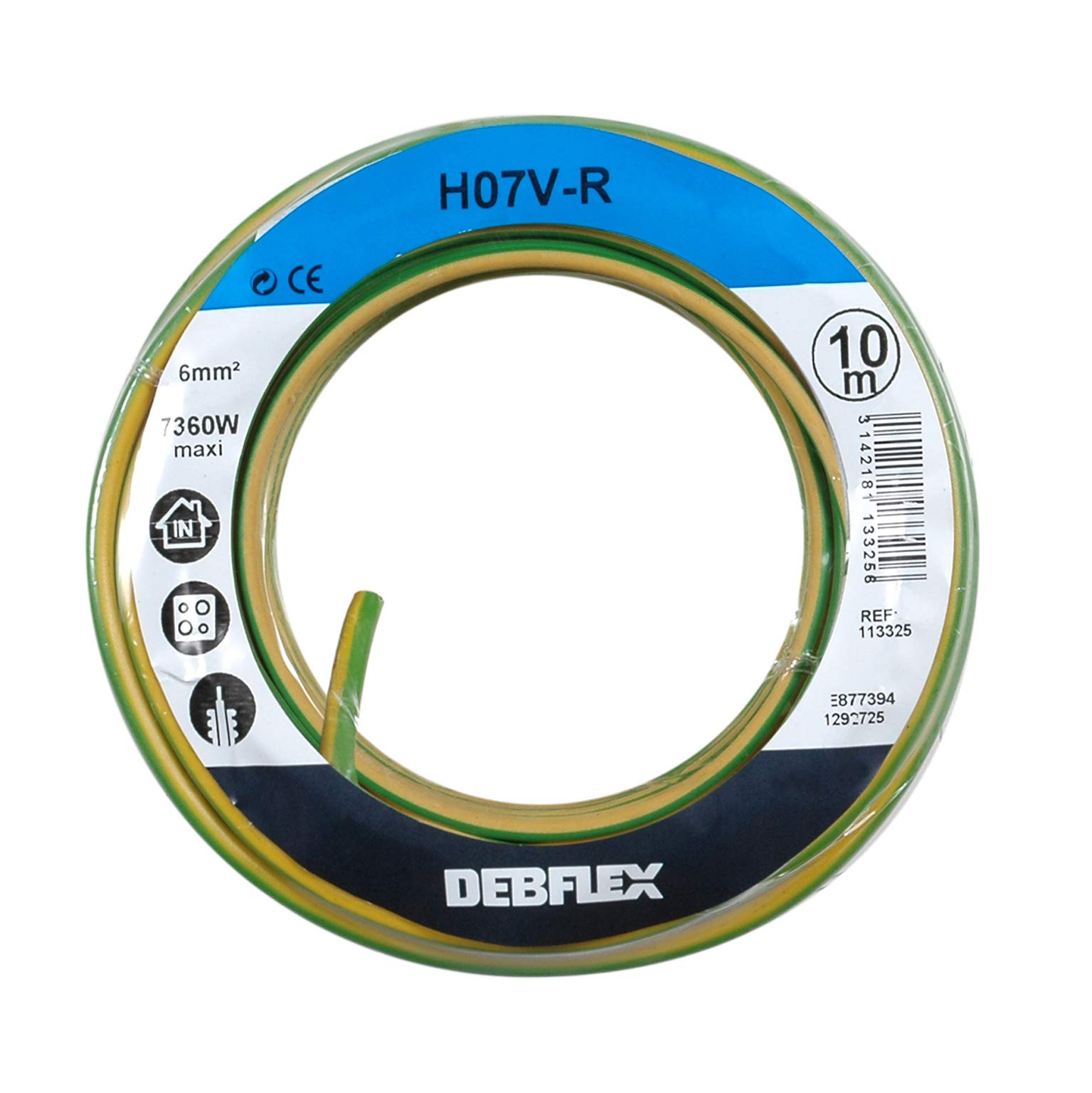 debflex-bobinot-c-ble-rigide-h07vr-6mm-jaune-vert-5m image 7