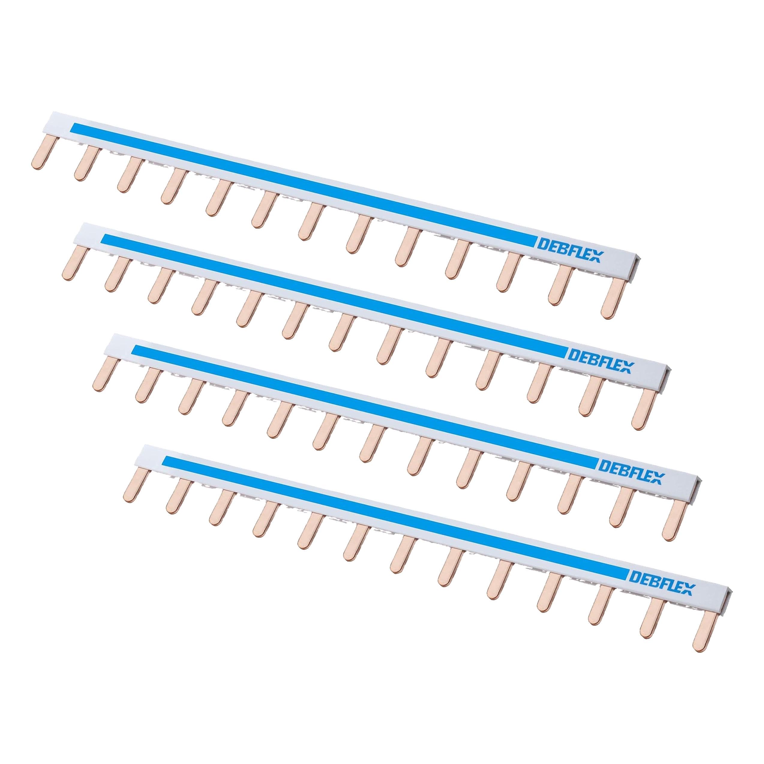 debflex-peigne-de-raccordement-horizontal-13-modules-10mm-bleu image 2