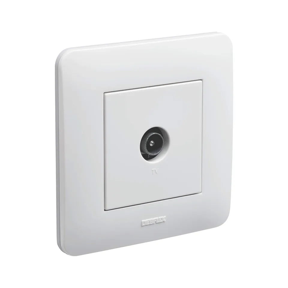 debflex-casual-742760-prise-tv-encastr-e-compl-te-blanc-brillant image 1