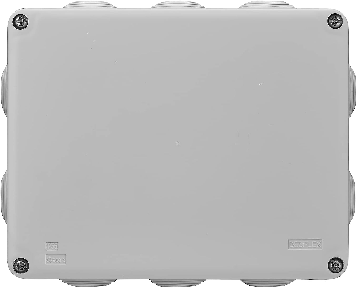 debflex-bo-te-de-d-rivation-tanche-ip55-saillie-grise-170-x-170-x-80-mm image 4
