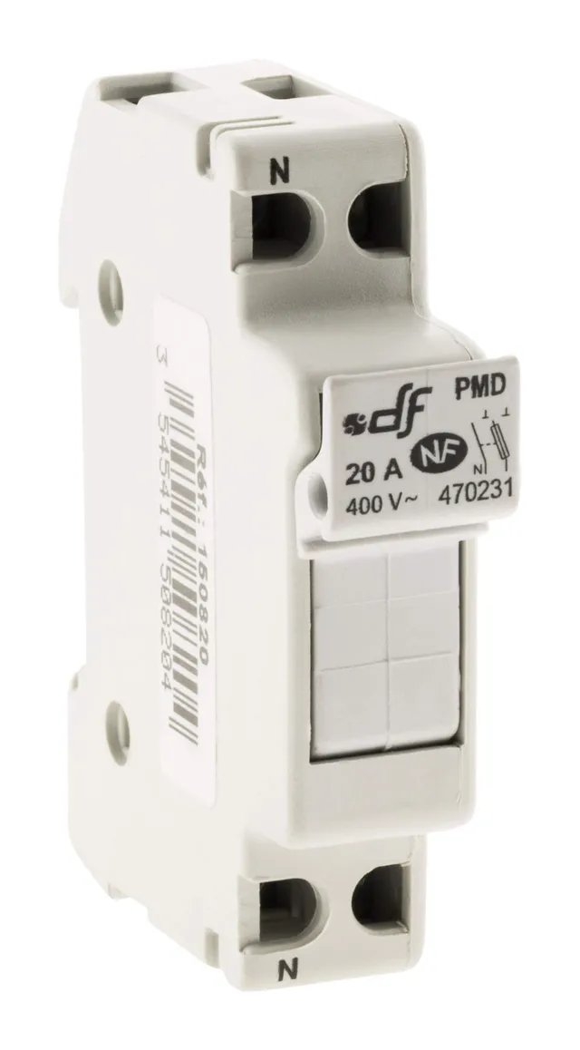 zenitech-coupe-circuit-20a-bipolaire-cartouche-nf image 1