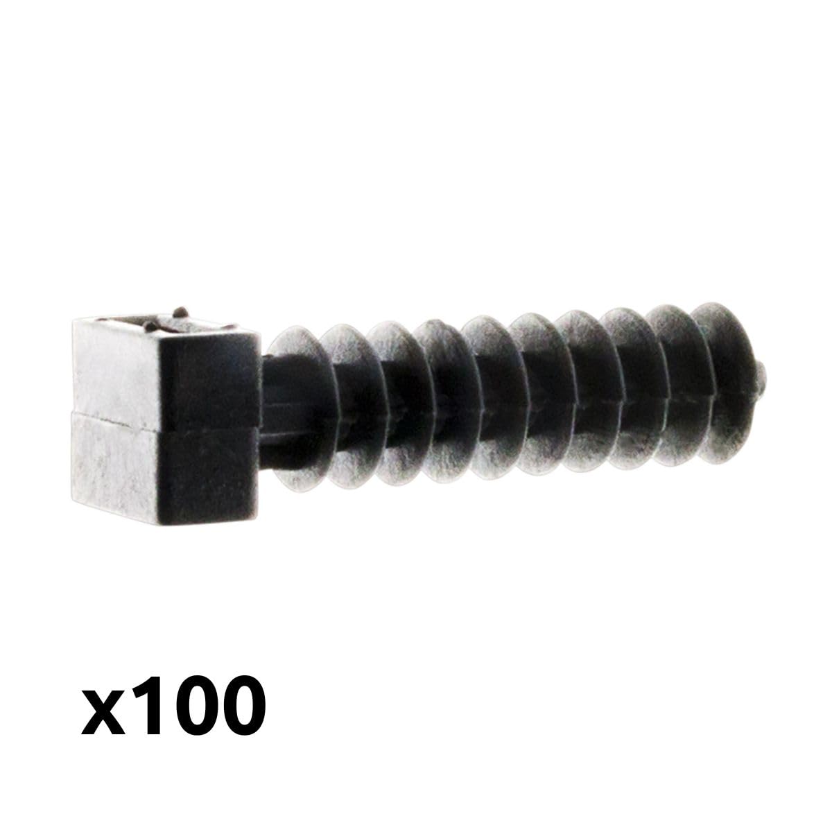 zenitech-lot-de-100-embases-noires-pour-chevilles-et-colliers image 2