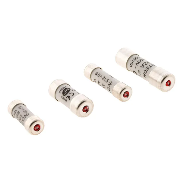 zenitech-lot-8-fusibles-c-ramique-avec-voyant-10a-16a-20a-32a image 1