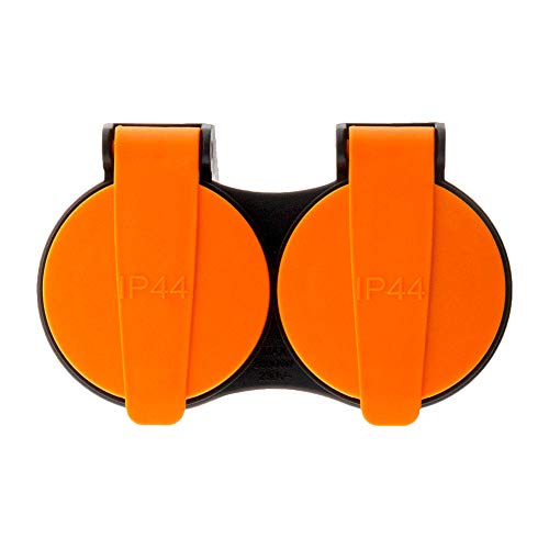 zenitech-rallonge-tanche-2-prises-clapet-orange-h07rn-f-3x1-5mm-25m image 7