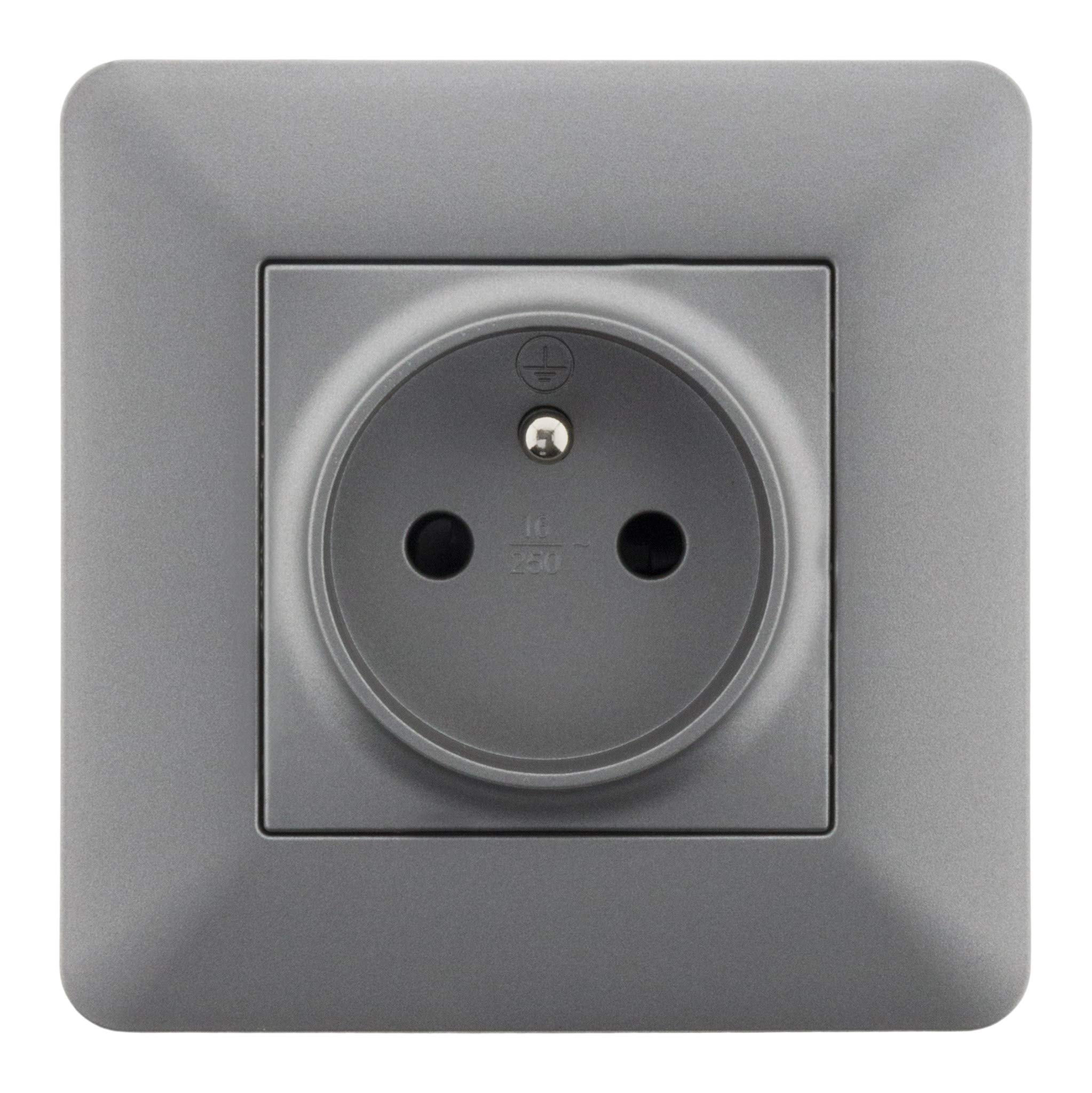 zenitech-artezo-prise-2p-t-16a-250v-titanium image 2
