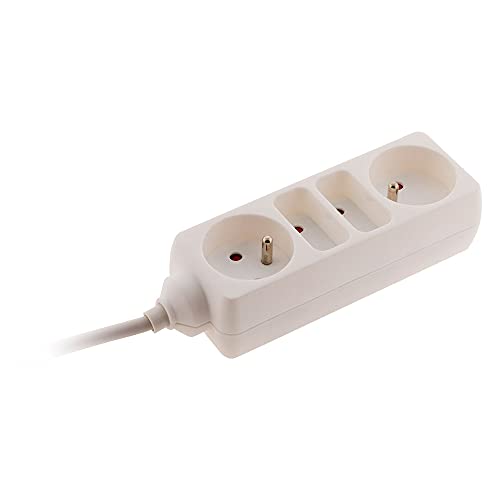 zenitech-bloc-multiprise-2x6a-2x16a-blanc-cordon-1m image 6