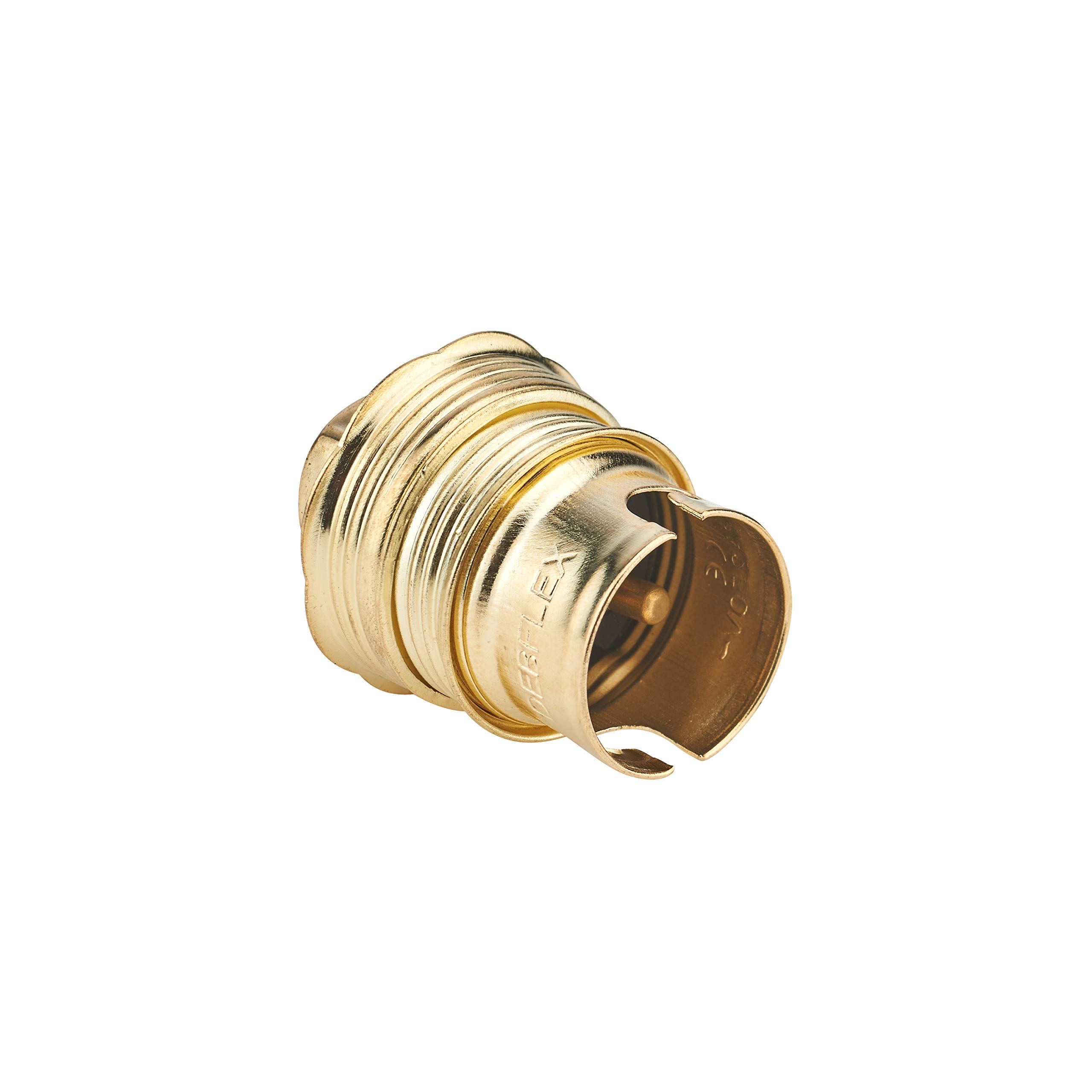 debflex-douille-b22-laiton-double-bague-712020 image 1