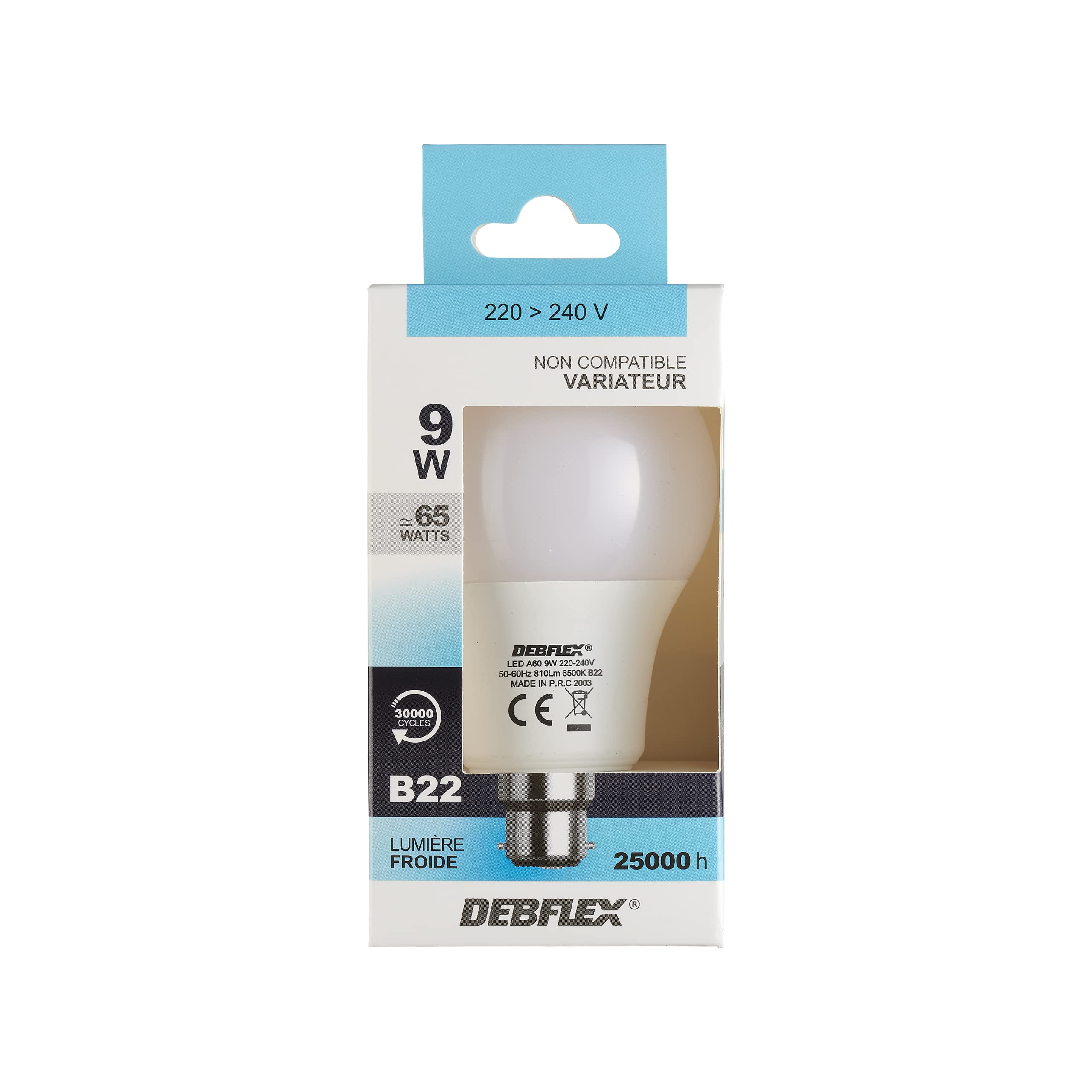 debflex-ampoule-led-a60-b22-9w-6500k-lumi-re-du-jour image 3