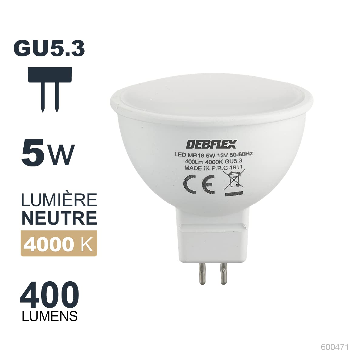 debflex-ampoule-led-spot-mr16-gu5-3-5w-4000k-350lm image 3