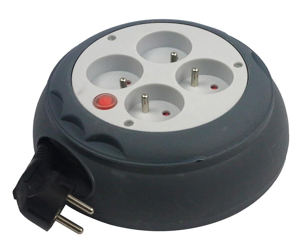 zenitech-enrouleur-h05vv-f-4-prises-3g1-5-mm-4m-gris-avec-coupe-circuit image 3